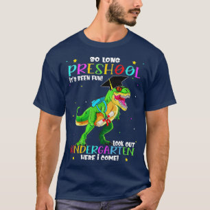 Kids So Long Preschool Graduation class 2022 dinos T-Shirt