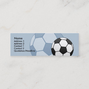 Kids Soccer Ball Skinny Profile Card