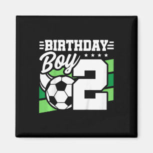 Kids Soccer Birthday Party - 2 Year Old Boy - 2nd Magnet