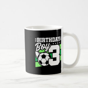 Kids Soccer Birthday Party - 3 Year Old Boy - 3rd  Coffee Mug