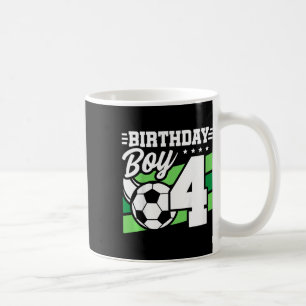 Kids Soccer Birthday Party - 4 Year Old Boy - 4th Coffee Mug