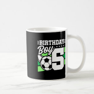 Kids Soccer Birthday Party - 5 Year Old Boy - 5th Coffee Mug