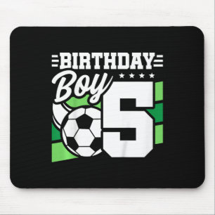 Kids Soccer Birthday Party - 5 Year Old Boy - 5th Mouse Pad