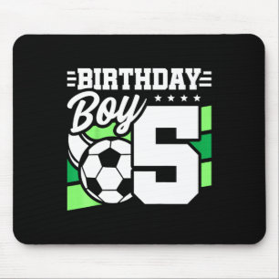 Kids Soccer Birthday Party - 5 Year Old Boy - 5th Mouse Pad
