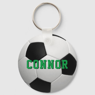 Kids Soccer Personalised Backpack Tag Key Ring