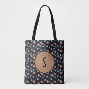 Kids Solar System Planets Saturn Jupiter Mars Tote Bag