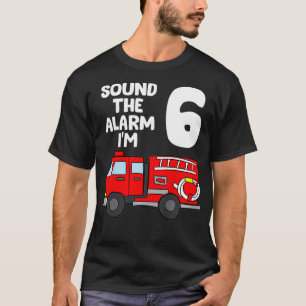 Kids Sound Alarm I'm 6 Children 6 T-Shirt