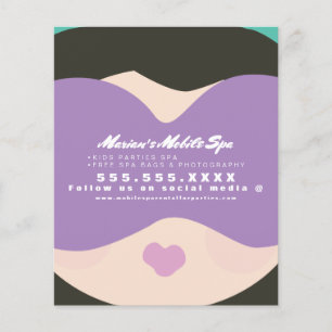 Kids Spa Business Party Rentals  Flyer