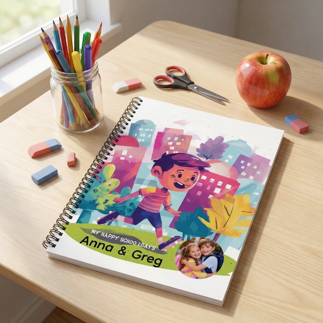 Kids spiral notebook pastel back to school (Creator Uploaded)