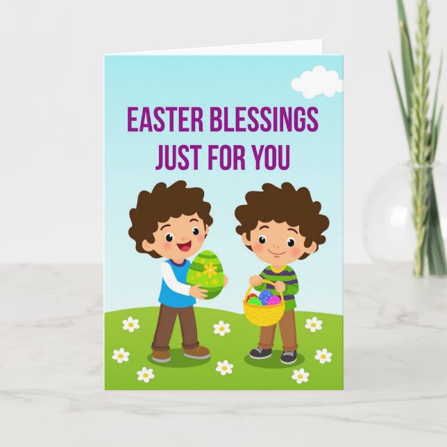 Kids Spring Celebration Card (Front)