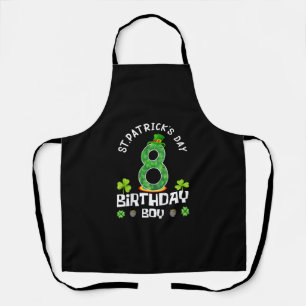 Kids St. Patrick's Day Birthday 8th 2015 T-Shirt Apron