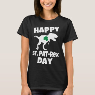 Kids St Patricks Day Dinosaur T-rex Funny Toddler  T-Shirt