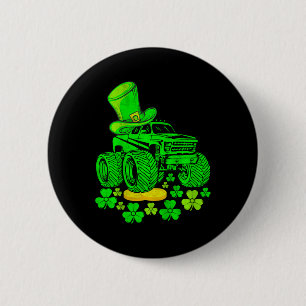 Kids St Patricks Day Irish Clovers Shamrocks Monst 6 Cm Round Badge