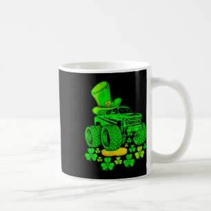 Kids St Patricks Day Irish Clovers Shamrocks Monst Coffee Mug