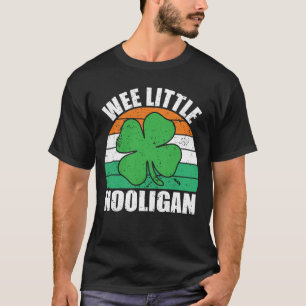 Kids St Patricks Day Irish Wee Little Hooligan T-Shirt