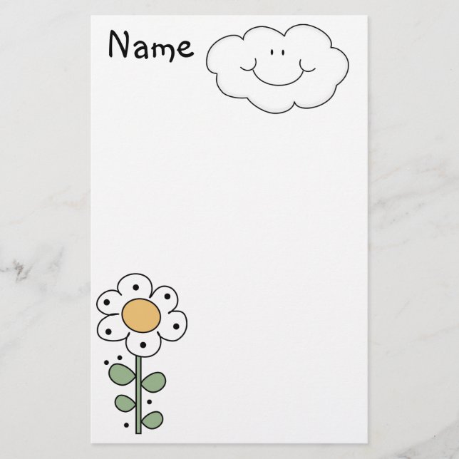 Kids Stationary Stationery (Front)