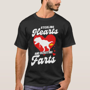 Kids Stealing Hearts And Blasting Farts Rex Cute T T-Shirt