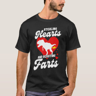 Kids Stealing Hearts And Blasting Farts Rex Cute T T-Shirt