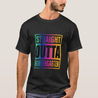 Kids Straight Outta Kindergarten Class Of 2021 Fun T-Shirt
