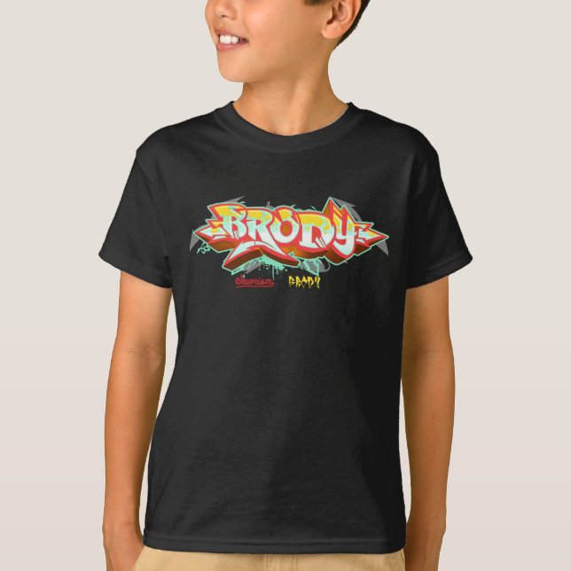 Kids Streetwear: Brody Graffiti T-Shirt (Front)