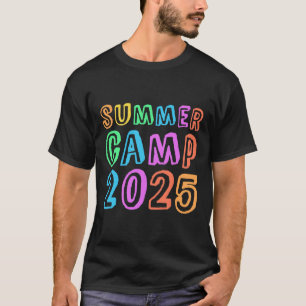 Kids Summer Camp 2025 Camping Director Crew Host C T-Shirt