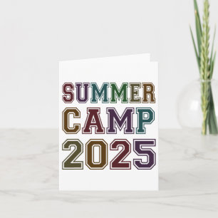 Kids Summer Camp 2025 Teacher Campsite Host Team S Card