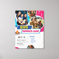 Kids Summer Camp Flyer, Kids Bootcamp Summer
