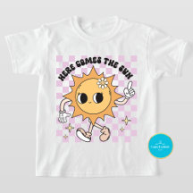 Kids Summer Shirt | Here Comes The Sun T-Shirt