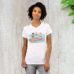 Kids Swimming Womens T-Shirt