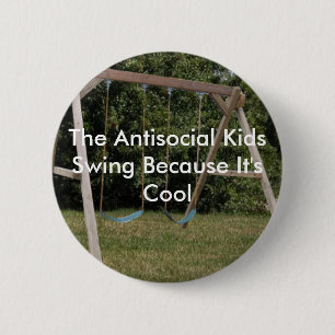 Kids Swing 6 Cm Round Badge