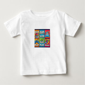 Kids T-shirt "Eat. Play. Sleep. Repeat"
