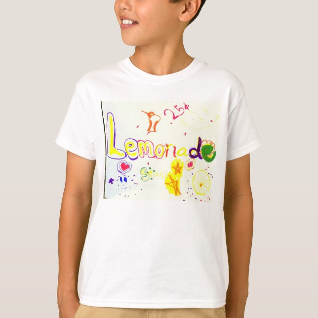 Kids T-Shirt: Lemonade Sign T-Shirt (Front)