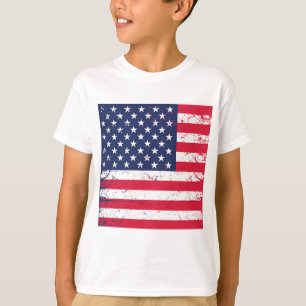 Kids T-Shirt-Patriotic Flag T-Shirt