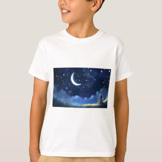 Kids' T-Shirt with Good Night Print
