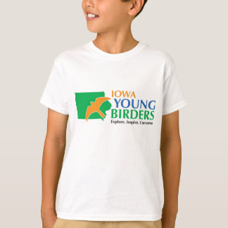 Kids t-shirt with Iowa Young Birders logo