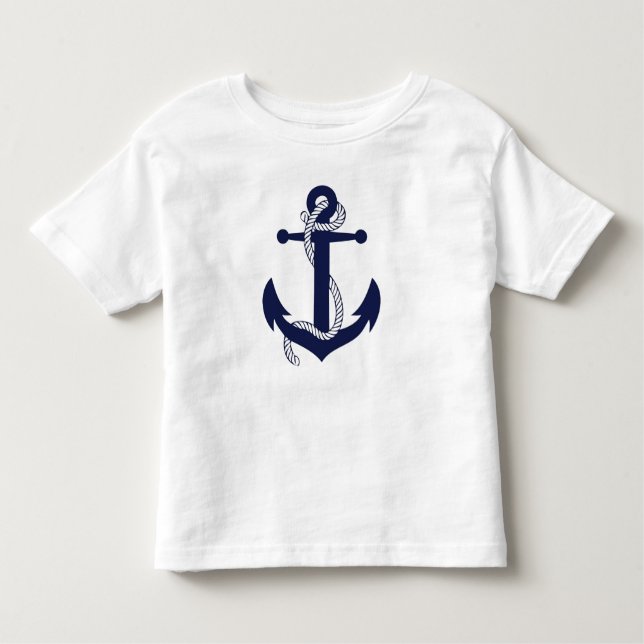 Kids T-Shirts - Nautical Anchor & Rope (Front)