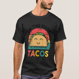 Kids Taco Twosday Toddler Girl Boy Cute I'm This T-Shirt