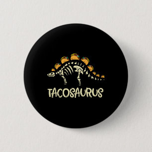 Kids Tacosaurus Skeleton Dino Toddler Boys Cinco D 6 Cm Round Badge