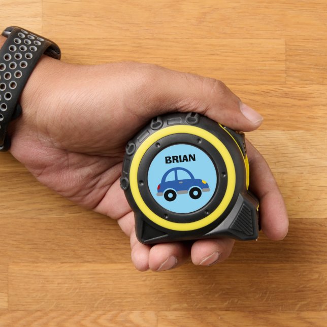 Kid's tape measure with cute car drawing 1 (Home)