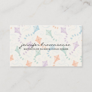 Kids Teacher Baby Sitter Kite Business Card