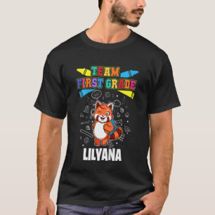 Kids Team First Grade Lilyana Personalised T-Shirt