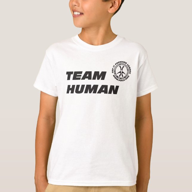 Kid's Team Human T-Shirt (Front)
