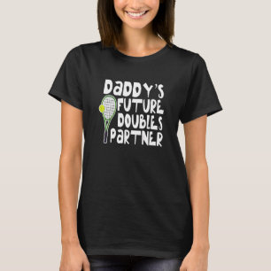 Kids Tennis Daddy's Buddy Daddy's Future Doubles T-Shirt