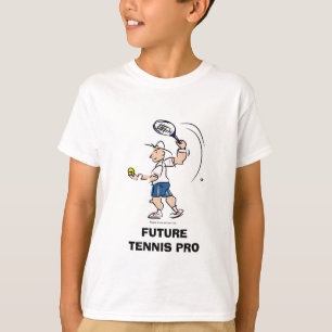 Kid's tennis t-shirt design   Future tennis pro