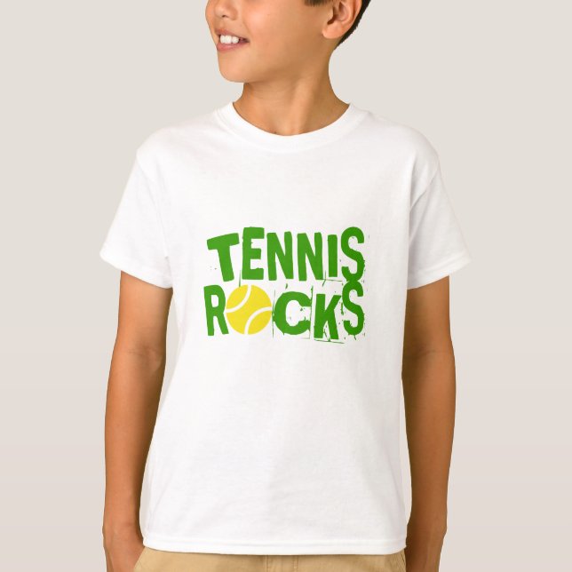 Kids Tennis T Shirt for boys and girls (Front)