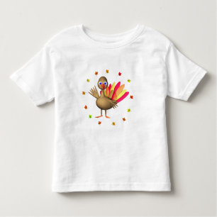 Kids' Thanksgiving Baby Turkey Toddler T-Shirt