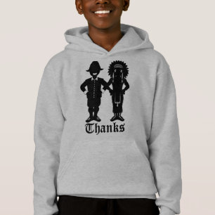Kid's Thanksgiving Hoodie Festive Holiday Shirt