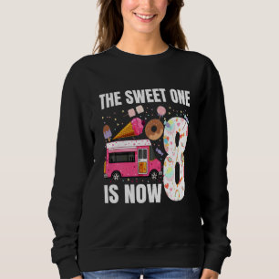 Kids The Sweet One Is Now 8 Years Old 8th Birthday Sweatshirt