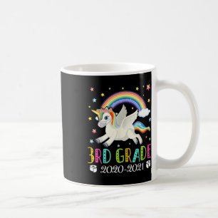 Kids Third Grade 2020 Quarantine Cute Unicorn  Coffee Mug