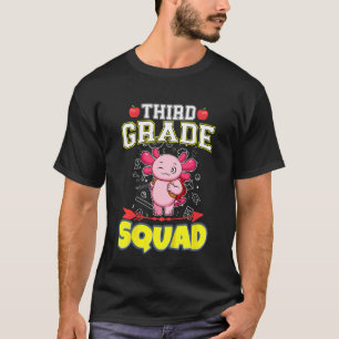 Kids Third Grade Squad Elementary Primary School T-Shirt